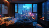  Penthouse Bedroom with View