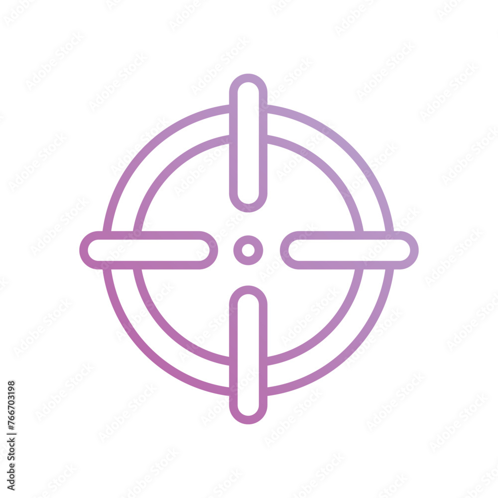 target icon with white background vector stock illustration target icon with white background vector stock illustration
