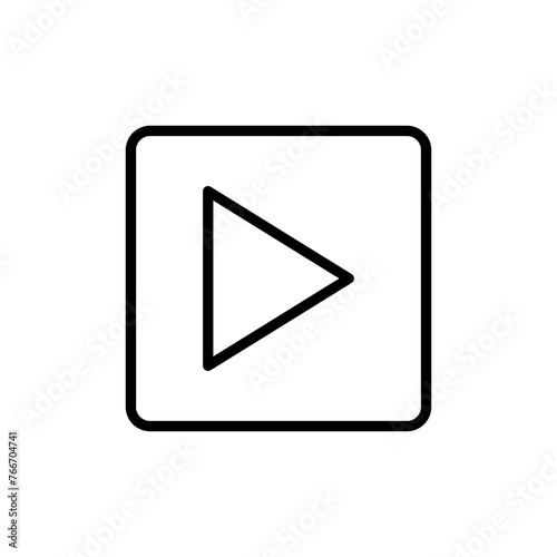 Free Download play Icon vector isolated on white background. Play button vector icon. Video icon vector - GFXLoad