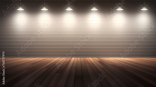 Empty room background  minimalist style interior design  copy space background