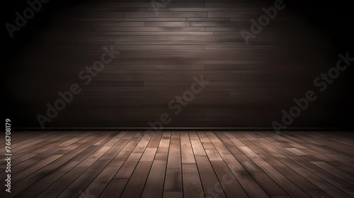 3D rendering of simple interior room, empty room © ma