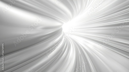 Dynamic white abstract background design - High-speed effect with a motion blur on a white abstract background evoking movement and action
