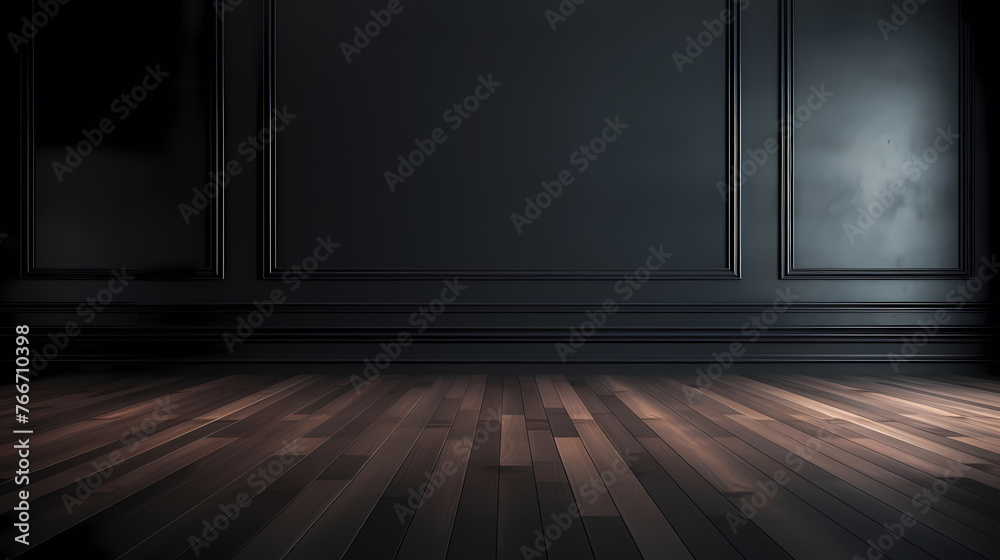 3D rendering of simple interior room, empty room 3D rendering of simple interior room, empty room