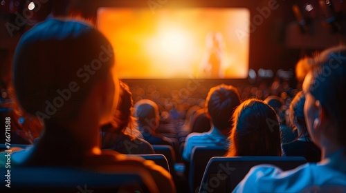 People watched cinema movie wallpaper background