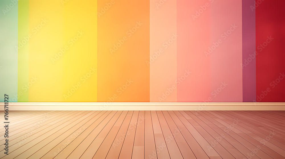 3D rendering of simple interior room, empty room 3D rendering of simple interior room, empty room