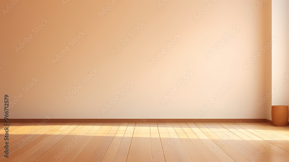 Soft empty room, simple style interior background Soft empty room, simple style interior background