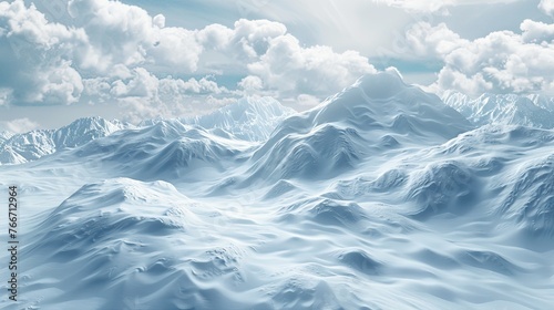 Snow mountain pic winter panorama wallpaper background photo