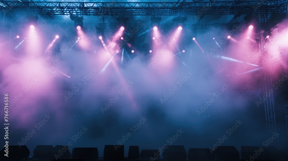 Concert stage. Online event entertainment concept. Background for ...