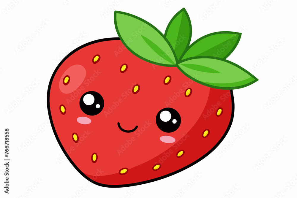 strawberry food vector illustration strawberry food vector illustration