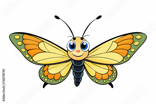 swallowtail butterfiy vector illustration photo