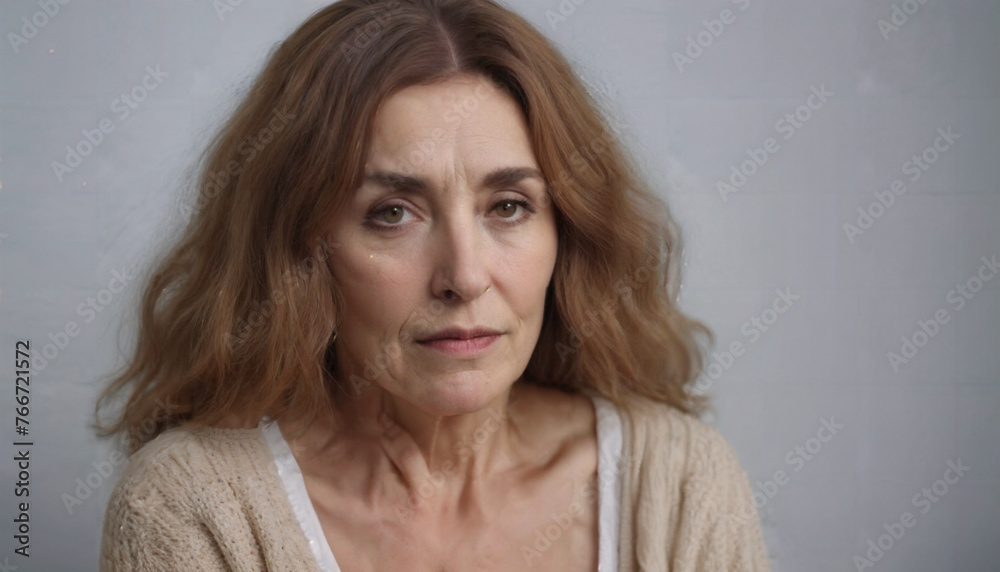 Woman suffering from a substance abuse problem Woman suffering from a substance abuse problem