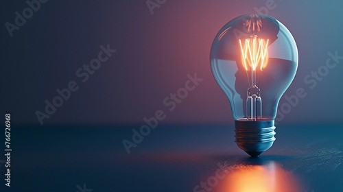 Innovative Lightbulb Moment A Spark of Creativity