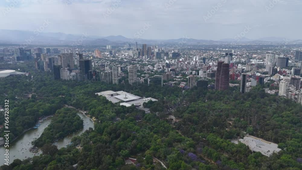 Around the Museum of Anthropology in Chapultepec Park, capturing the urban landscape of CDMX Around the Museum of Anthropology in Chapultepec Park, capturing the urban landscape of CDMX
