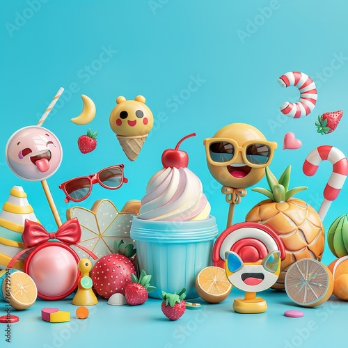 emojis with different facia...