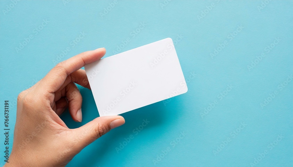 Business Card being Held by Hand - Mockup for Business Card - Personal Promotion for Business - Entrepreneurship
