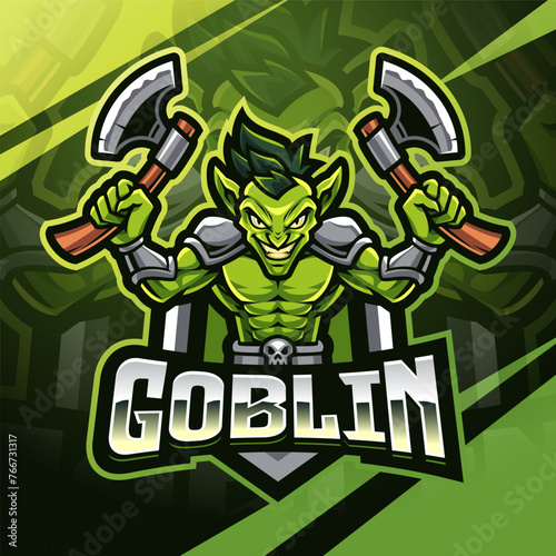 Goblin esport mascot logo design