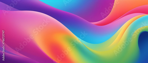 Abstract Vibrant Gradient background. Saturated Colors Smears. Blurred colorful background.