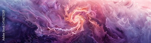Vibrant Cosmic Swirl of Ethereal Energy and Light in Hypnotic Dreamscape