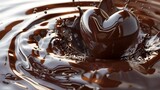 Decadent Chocolate Liquid Splash,Smooth Flowing Dessert Confectionery