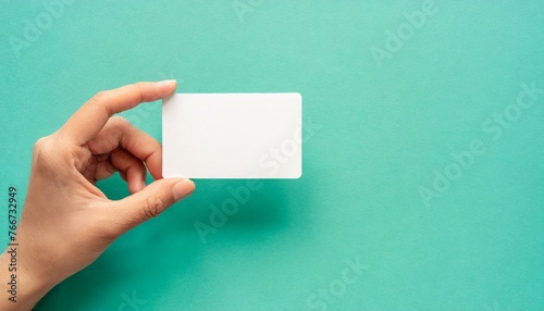 Business Card being Held by Hand - Mockup for Business Card - Personal Promotion for Business - Entrepreneurship