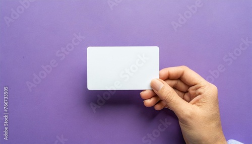 Business Card being Held by Hand - Mockup for Business Card - Personal Promotion for Business - Entrepreneurship