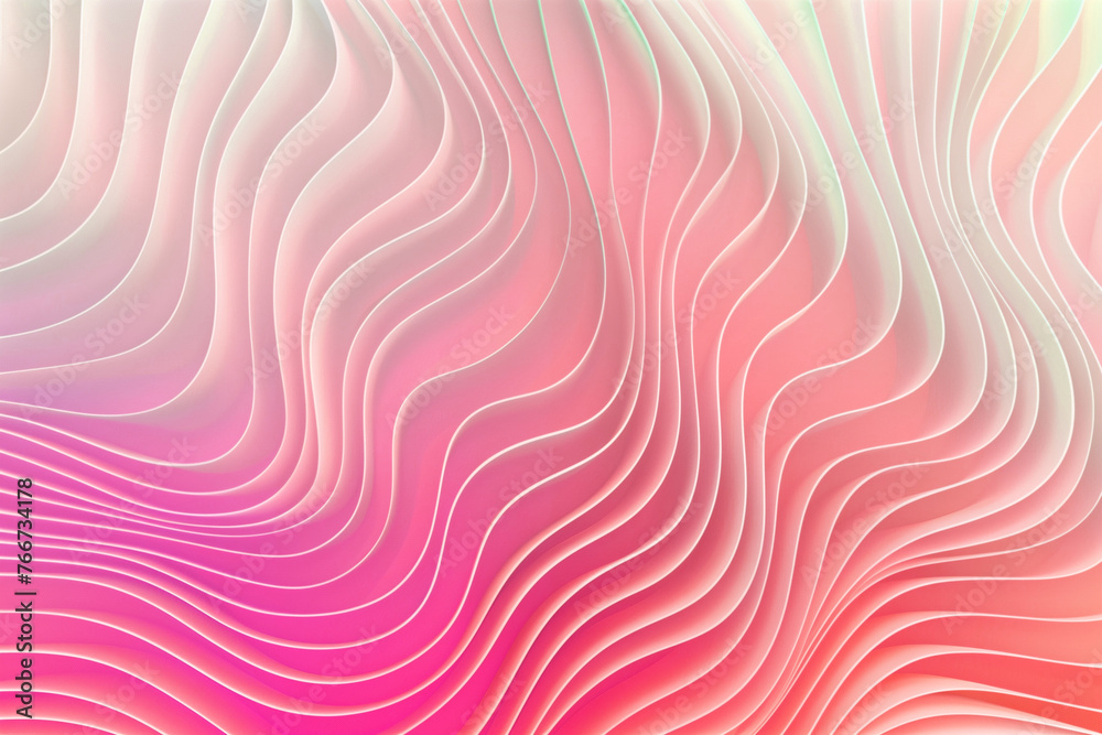 Abstract curve and wave wallpaper. Beautiful light background. - obrazy, fototapety, plakaty 