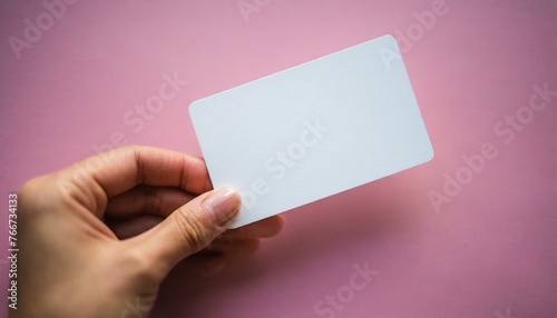 Business Card being Held by Hand - Mockup for Business Card - Personal Promotion for Business - Entrepreneurship