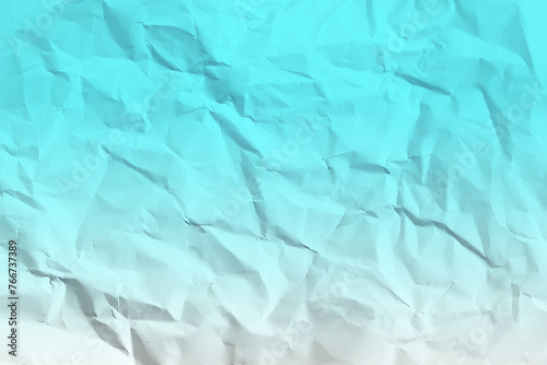 gradient highlights blue crumpled Abstract blue soft background with gradient highlights. scattered overlay of crumpled papers. Top view of blue gradient crumpled paper texture backgroundwrinkled