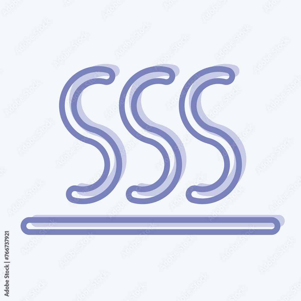 Icon Thermal Balance. suitable for sportswear symbol. two tone style. simple design editable. design template vector. simple illustration Icon Thermal Balance. suitable for sportswear symbol. two tone style. simple design editable. design template vector. simple illustration