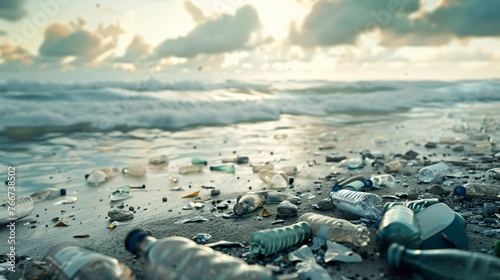 plastic pollution in the ocean