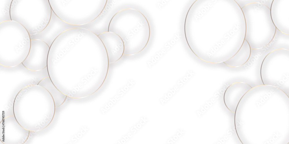 Abstract white geometric overlapping circle background with shadow. Vector circles template vector design. white background texture, Xmas, backdrop, lights, wallpaper design. Abstract white geometric overlapping circle background with shadow. Vector circles template vector design. white background texture, Xmas, backdrop, lights, wallpaper design.