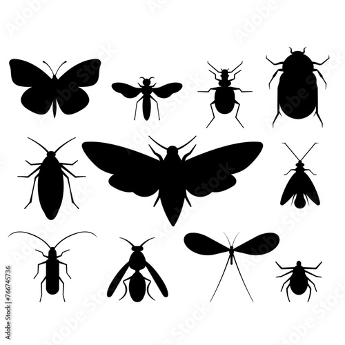 insect silhouette collection2