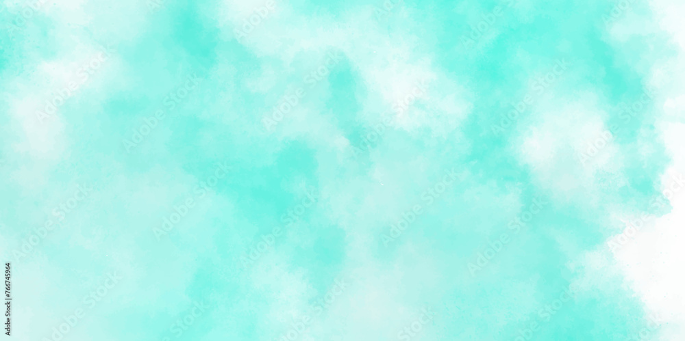 Blue sky with clouds Smooth white clouds and blue sky for background. Grunge light sky blue shades watercolor cloud in the sky background blue tone for wallpaper, graphics design, Light.