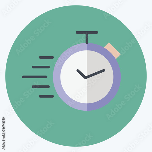 Icon Quick Response. suitable for Feedback symbol. Flat Style. simple design editable. design template vector. simple symbol illustration