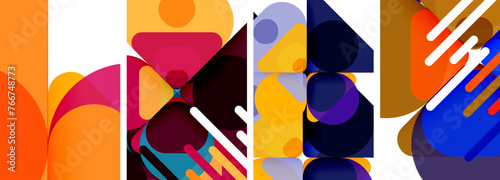Geometric elements abstract backgrounds for wallpaper, business card, cover, poster, banner, brochure, header, website
