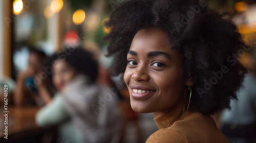 smiling woman