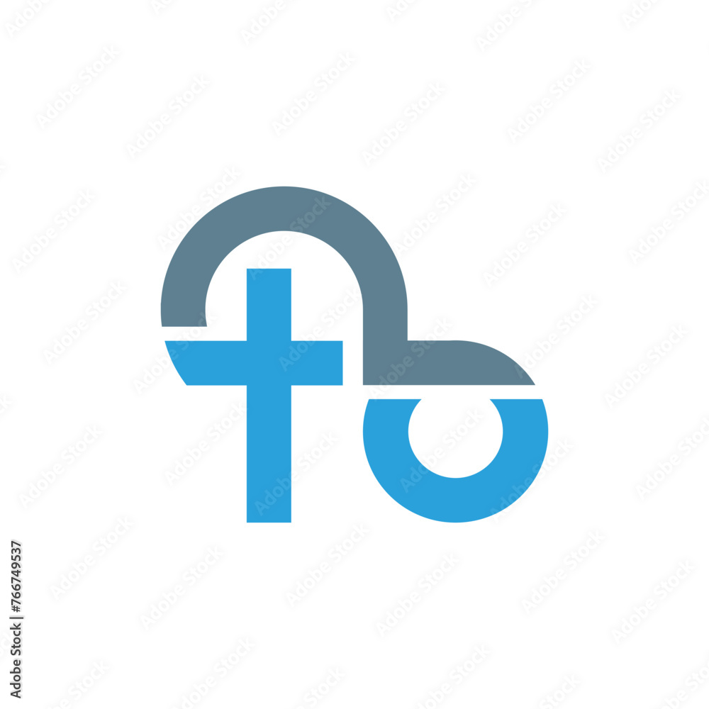 Obraz premium Letter to logo, vector design template