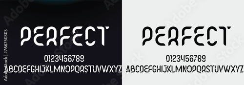 Luxury letter font and tech typeface. Minimal Alphabet set. Creative fonts Logo design for Business.