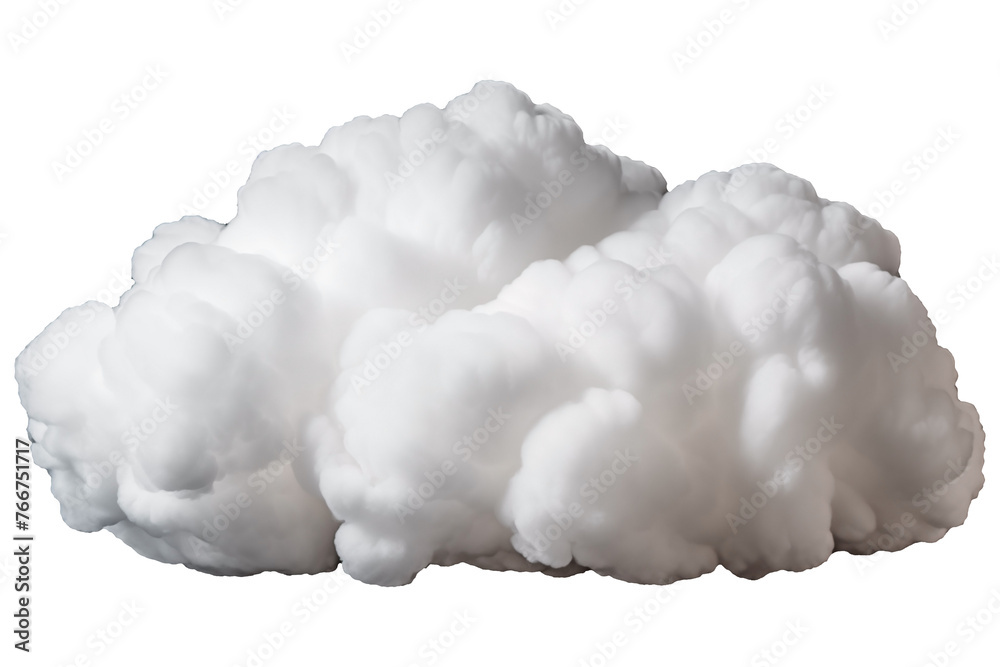 fluffy flying white cloud PNG isolated on a white and transparent ...