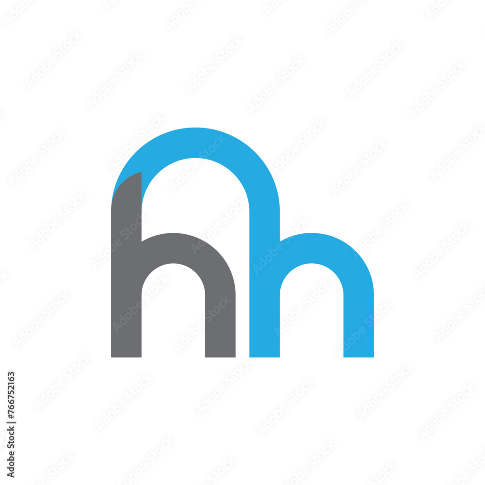 Letter hh logo, vector design template Letter hh logo, vector design template