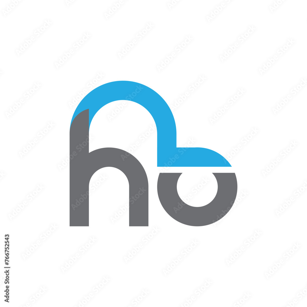 Letter ho logo, vector design template Letter ho logo, vector design template