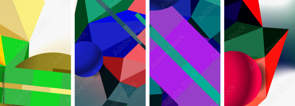 Minimal geometry. Circle, line and square design. Trendy techno business template for wallpaper, banner, background or landing Minimal geometry. Circle, line and square design. Trendy techno business template for wallpaper, banner, background or landing