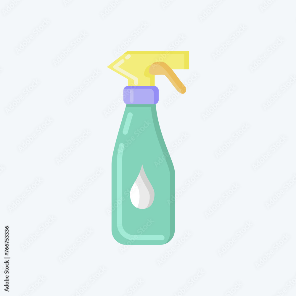 Icon Spray. suitable for Kids symbol. flat style. simple design editable. design template vector. simple illustration Icon Spray. suitable for Kids symbol. flat style. simple design editable. design template vector. simple illustration