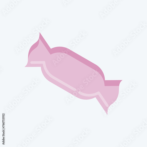 Icon Candy. suitable for Halloween symbol. flat style. simple design editable. design template vector. simple illustration