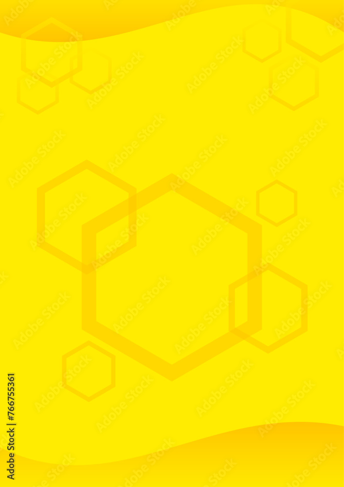 Yellow Geometric Abstract Background Design.ai