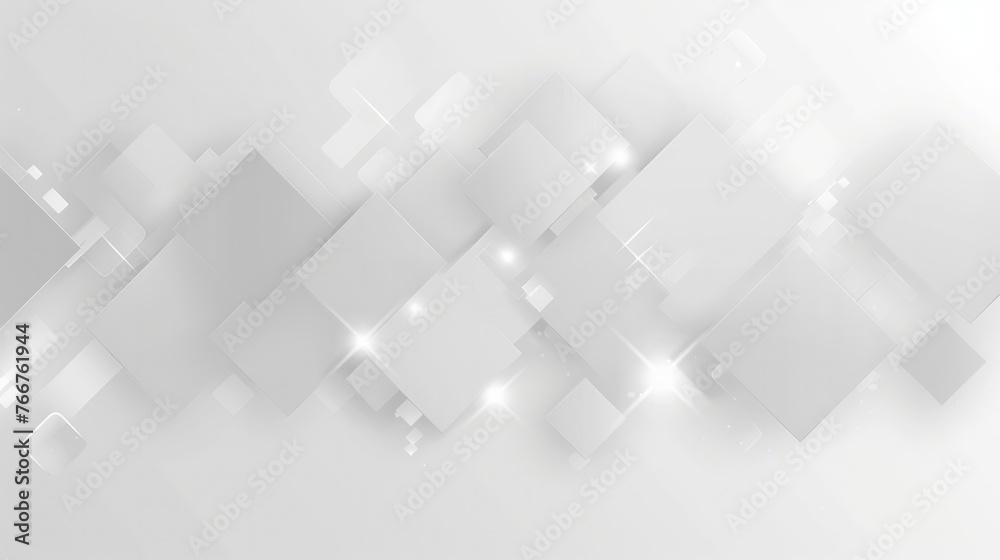 Minimalist White Background with Geometric Shapes Minimalist White Background with Geometric Shapes