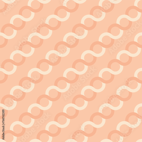 Seamless pink chains textile pattern vector