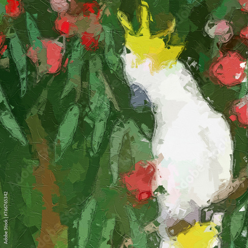 Oil paintings and various floral landscapes, chrysanthemums, tigers, animals, fruits, cacti, and other beautiful things