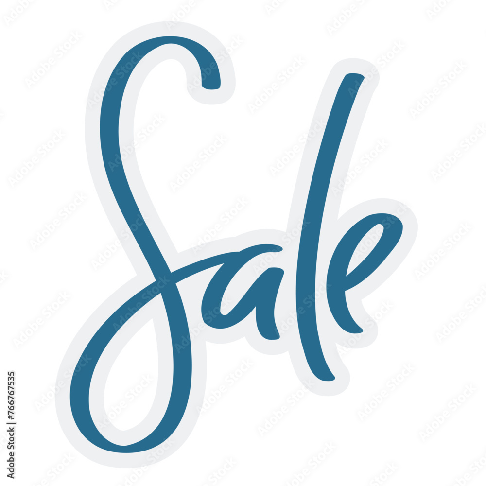 Sale sticker. Hand drawn lettering for Black Friday. Modern brush calligraphy. Isolated on white background. Vector illustration Sale sticker. Hand drawn lettering for Black Friday. Modern brush calligraphy. Isolated on white background. Vector illustration