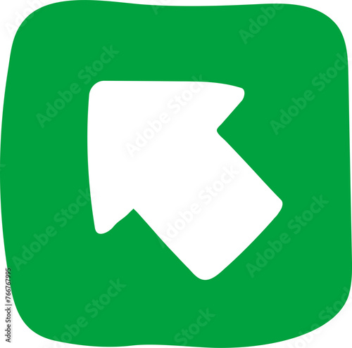 손으로 그린 숫자, 알파벳, 화살표 일러스트